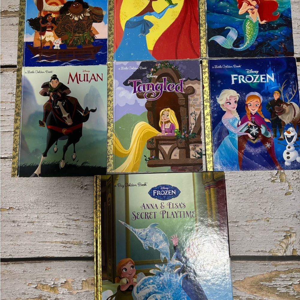 Disney Little Golden Books Set - Disney Princess